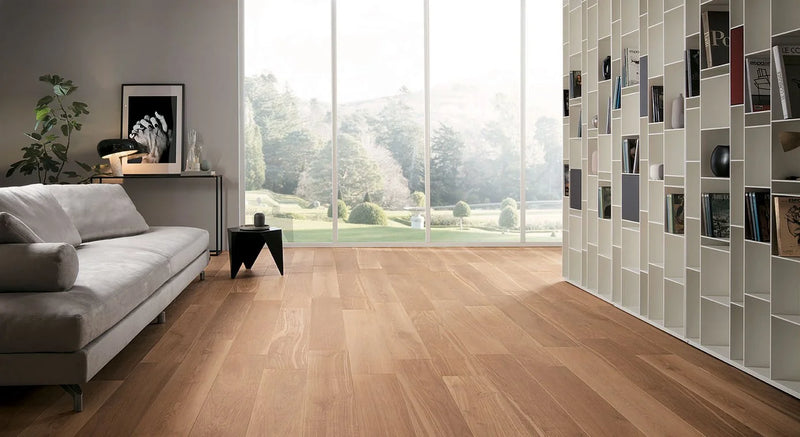 Fapnest Series Natural 8x48 Plank Matte Wood Look Porcelain Tile