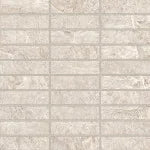 Farmhouse Living Alabaster 12x12 1x4 Straight Set Matte Porcelain Mosaic
