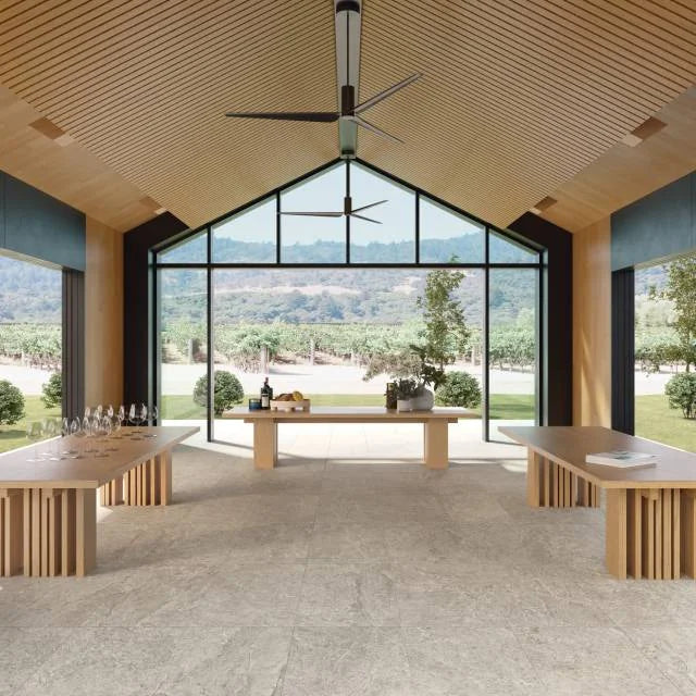 Farmhouse Living Pewter 24x48 Matte Ceramic Paver