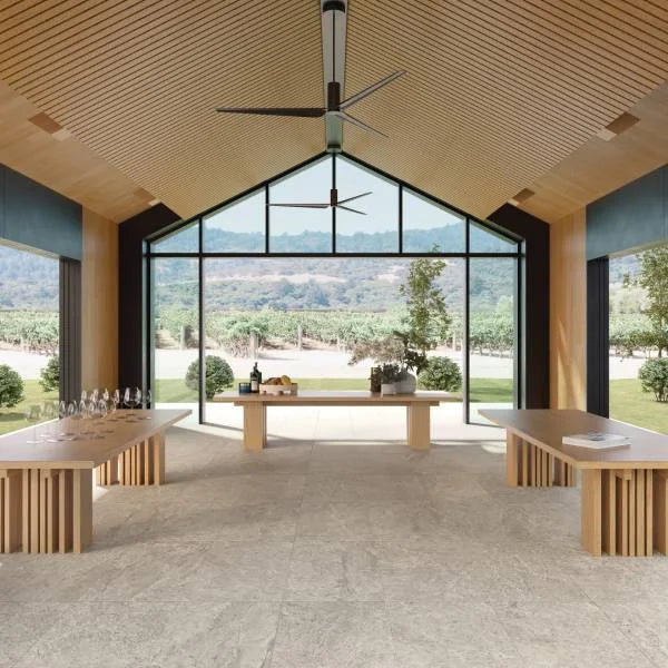 Farmhouse Living Slate 48x24 Matte Ceramic Field Tile