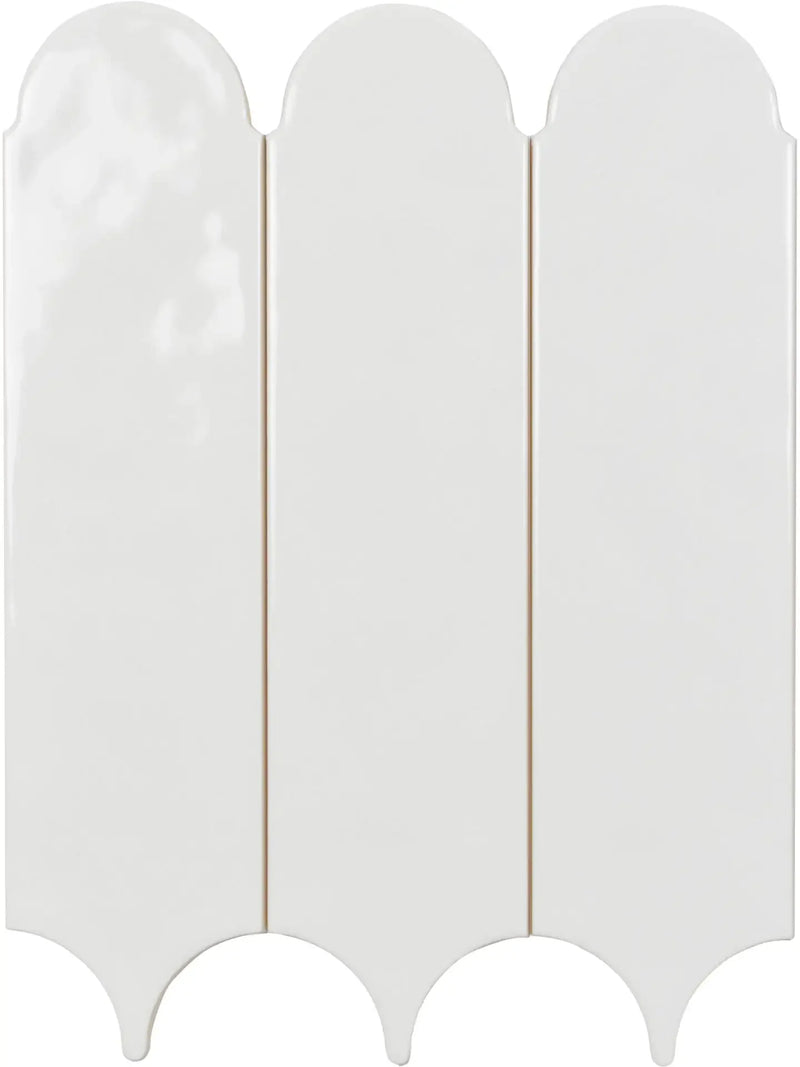 Feathers White Ice 3x12 Ceramic Wall Tile