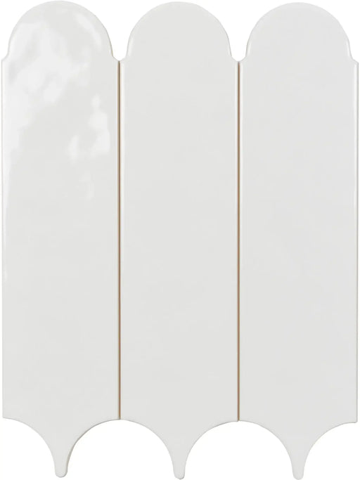 Feathers White Ice 3x12 Ceramic Wall Tile