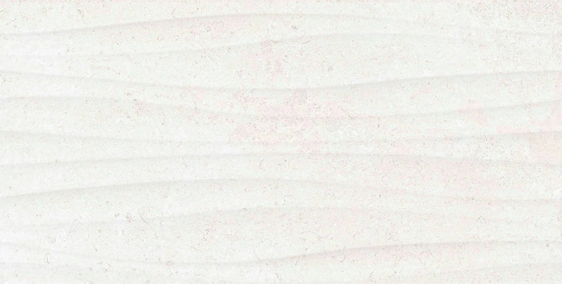 Feel White 12x24 Porcelain Waves Tile