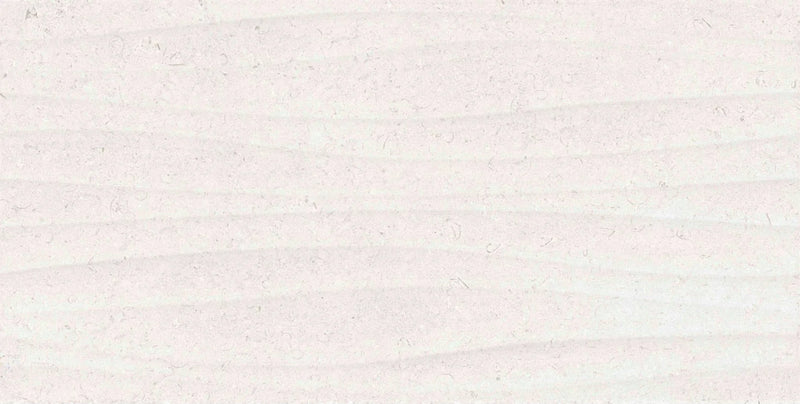 Feel White 12x24 Porcelain Waves Tile