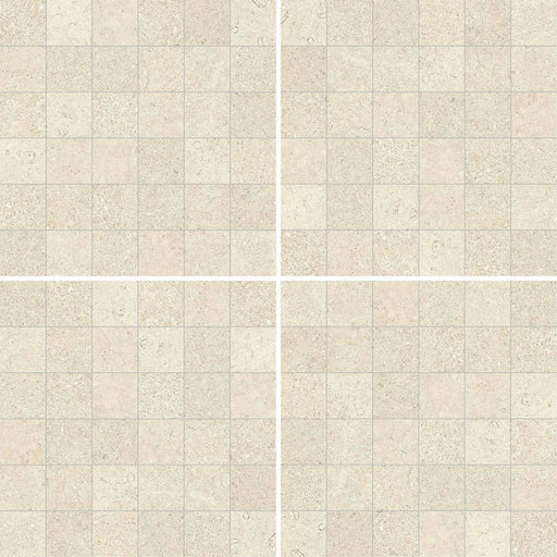Feel Cream 2x2 12x12 Sheet Porcelain Mosaic Tile