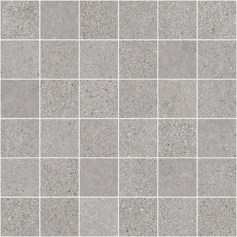 Feel Grey 2x2 12x12 Sheet Porcelain Mosaic Tile