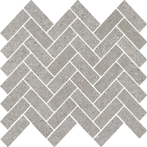 Feel Grey 12x12 Sheet Spina 1x2.5 Porcelain Mosaic Tile