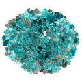 Aqua Blue 0.25-0.75 Inch 20lbs Bag Fire Glass