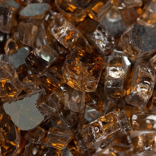 Copper Brown 0.5 Inch 10lbs Bag Fire Glass