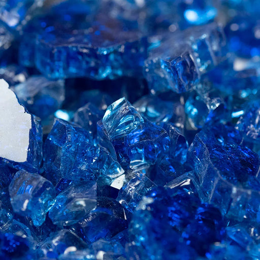 Sapphire Blue 0.5 IN 10lbs Bag Fire Glass