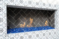 Sapphire Blue 0.5 IN 20lbs Bag Fire Glass