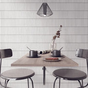 Flash Bars Series White 5x10 Ceramic/Porcelain Wall Tile