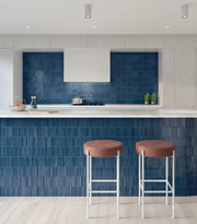 Flash Bars Cobalt 5x10 Wall Porcelain Tile