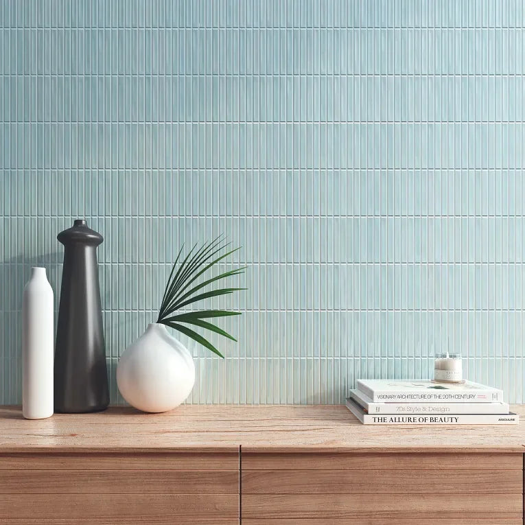 Flash Bars Series Light Blue 5x10 Ceramic/Porcelain Wall Tile