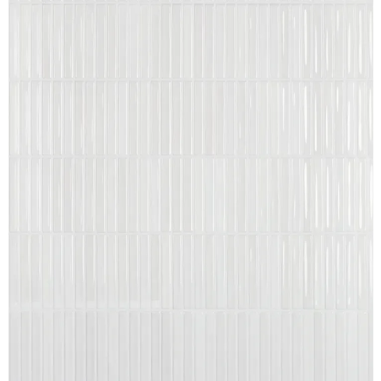 Flash Bars Series White 5x10 Ceramic/Porcelain Wall Tile