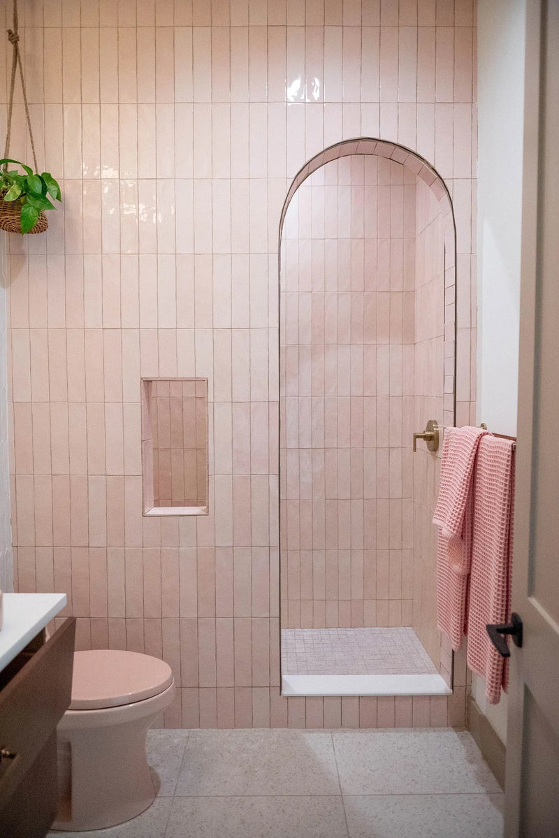 Flash Series Blush 3x12 Wall Ceramic/Porcelain Tile — Solidshape