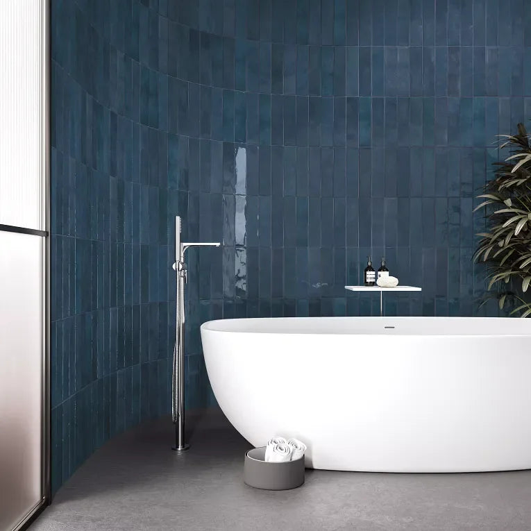 Flash Series Cobalt 3x12 Wall Ceramic/Porcelain Tile — Solidshape