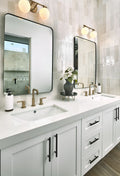 Flash Series Ivory 3/8x5 Pencil Bullnose Porcelain Wall Trim