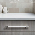 Flash Series Lead 3/8x5 Pencil Bullnose Porcelain Wall Trim
