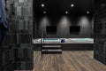 Flash Series Graphite 3/8x5 Pencil Bullnose Porcelain Wall Trim