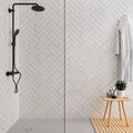 Flash Series White 3/8x5 Pencil Bullnose Wall Porcelain Trim