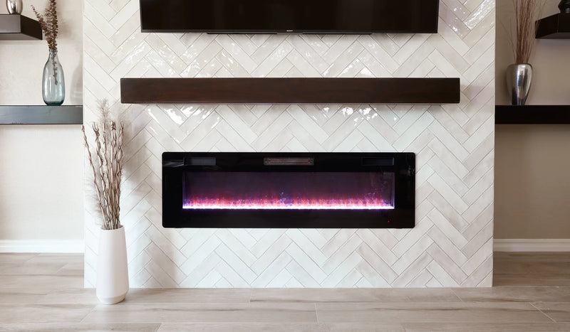 Flash Series White 3/8x5 Pencil Bullnose Wall Porcelain Trim