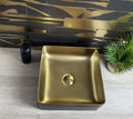 Flat Deluxe Savannah Black & Gold 3x11.8 Matte Ceramic Tile