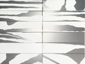 Flat Deluxe Savannah White & Silver 3x11.8 Matte Ceramic Tile