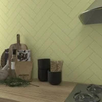 Flat Mustard 3x11.8 Matte Ceramic Tile