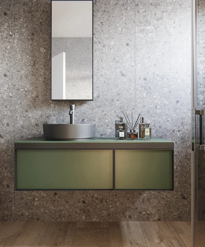 Flodsten 2.0 Snow 12x24 Matte Porcelain Tile