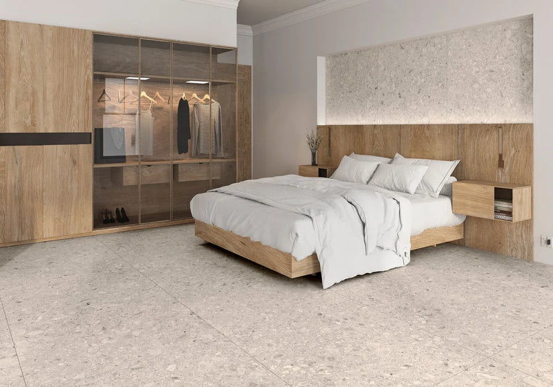 Flodsten 2.0 Snow 12x24 Matte Porcelain Tile