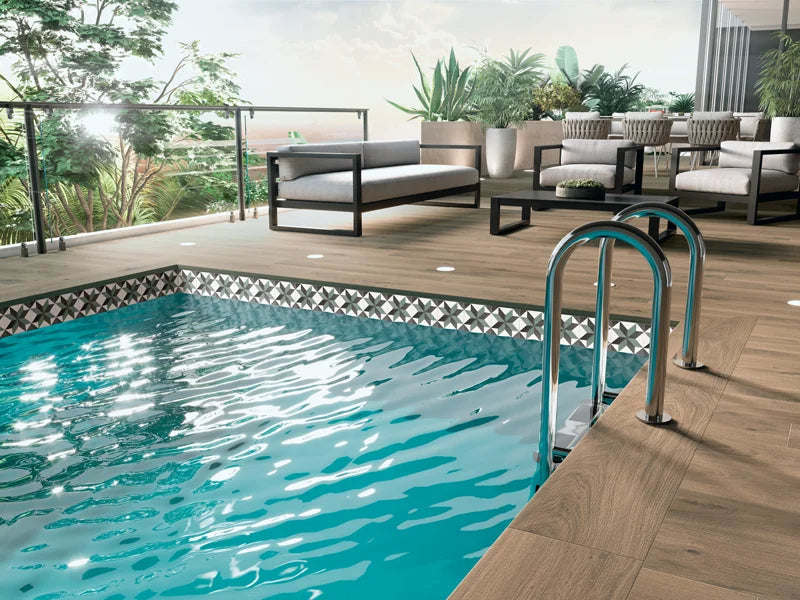 Floriane Celin 6x6 Matte Porcelain Pool Tile