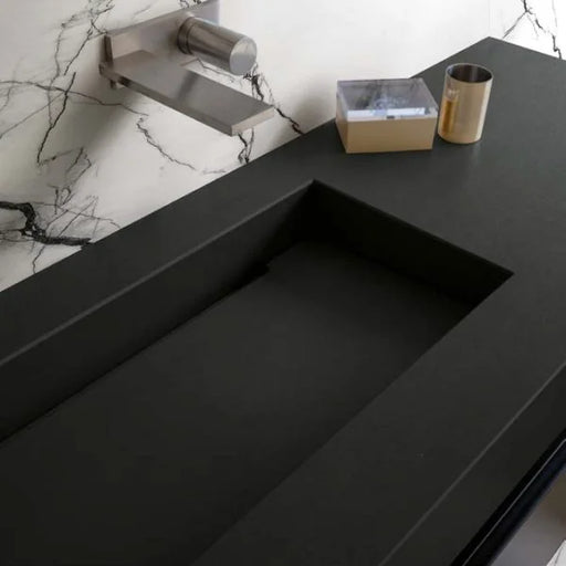 Florim Marble Slabs Black 63x126 Honed Marble Look Porcelain Slab