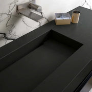 Florim Marble Slabs Black 63x126 Polished Marble Look Porcelain Slab