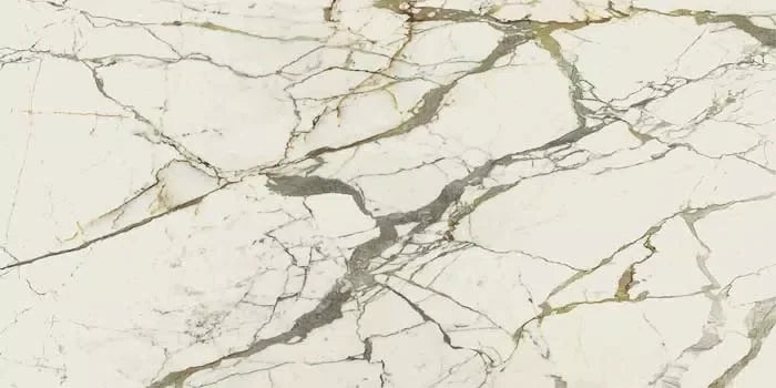 Florim Marble Slabs Eternal Gold 63x126 Polished Marble Look Porcelain Slab