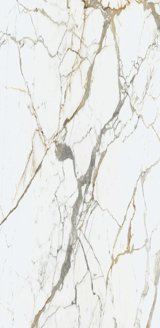Florim Marble Slabs Eternal Gold 63x126 Honed Marble Look Porcelain Slab
