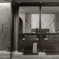 Florim Marble Slabs Marble Gray 63x126 Honed Marble Look Porcelain Slab