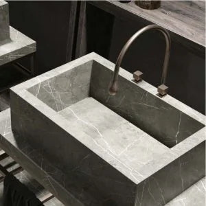 Florim Marble Slabs Marble Gray 63x126 Honed Marble Look Porcelain Slab