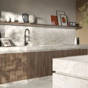 Florim Marble Slabs Yamuna 63x126 Honed Marble Look Porcelain Slab