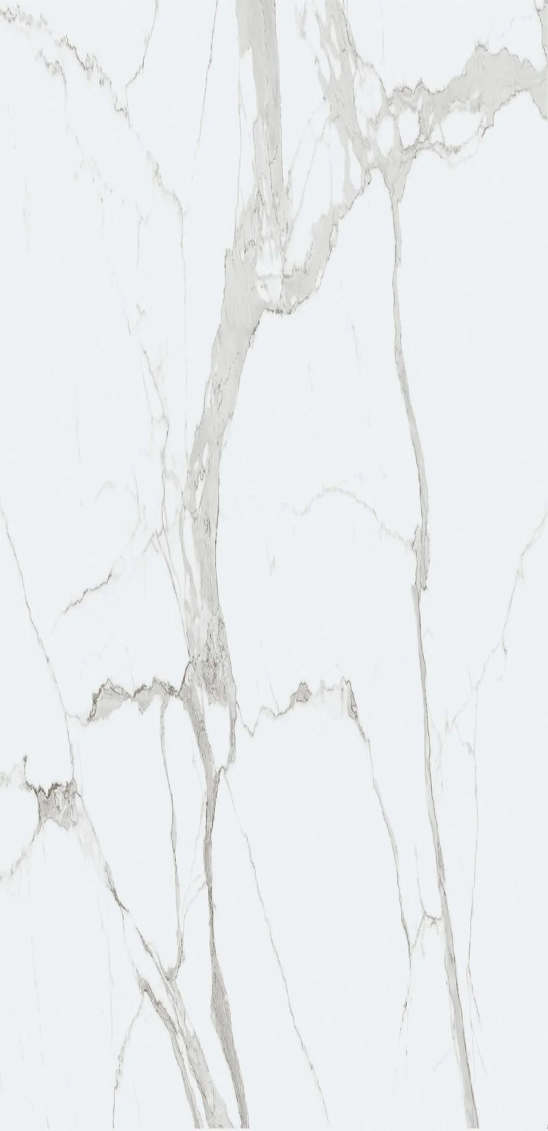 Florim Marble Slabs Statuary (Statuario) 63x126 Polished Marble Look Porcelain Slab