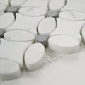 Florita Pattern Polished 0.38 Inch Marble Mosaic Tile