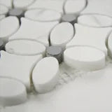 Florita Pattern Polished 0.38 Inch Marble Mosaic Tile