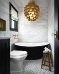 Florita Pattern Polished 0.38 Inch Marble Mosaic Tile