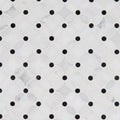 Florita Pattern Polished 0.38 Inch Marble Mosaic Tile