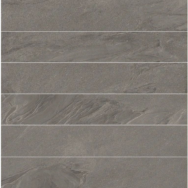 Fluida Graphite 3x12 Surface Bullnose Porcelain Trim