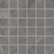 Fluida Graphite 2x2 Porcelain Mosaic