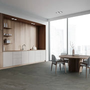 Fluida Graphite 8x48 Matte Porcelain Tile