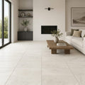 Fluida Luminis 12x24 Matte Porcelain Tile — Living Room floor