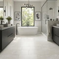 Fluida Luminis 12x24 Matte Porcelain Tile — Primary Bath floor