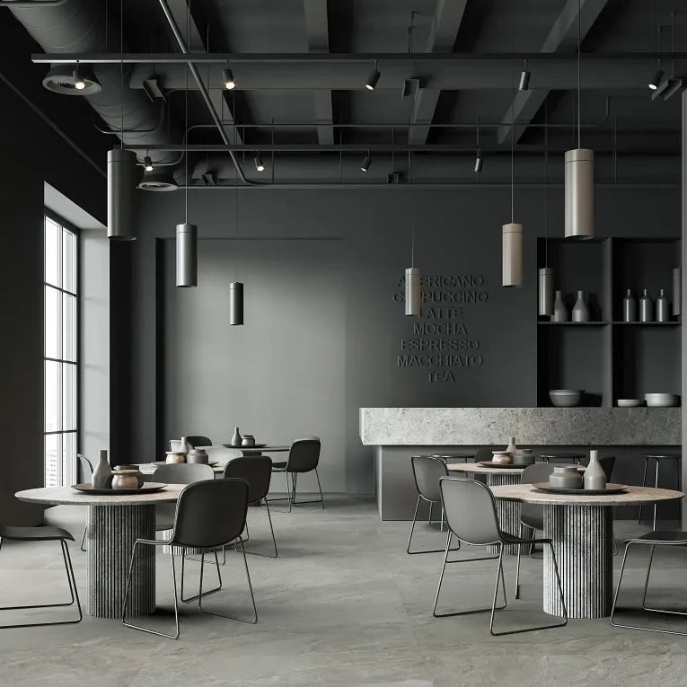 Fluida Nebula 4 Inch Hexagon Porcelain Mosaic